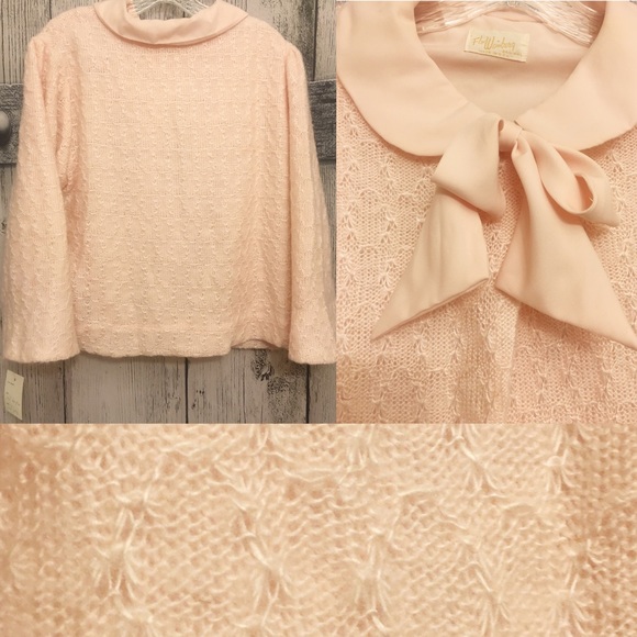 New~Vintage Flo Weinberg Bed Jacket/Sweater - Picture 2 of 6